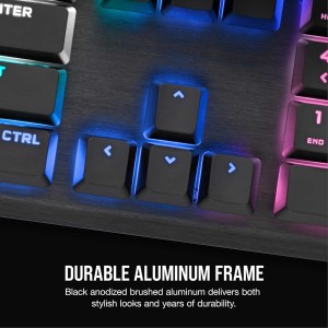 کیبورد گیمینگ مکانیکال با سیم کورسیر مدل  K60 RGB PRO CHERRY VIOLA